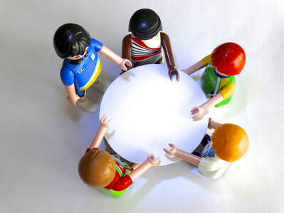 Playmobil roundtable discussion